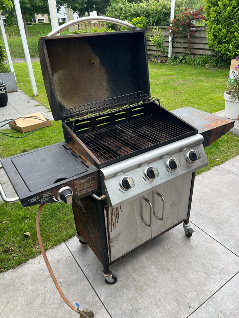 Gasbbq : buitenkeuken, Ophalen, Gebruikt