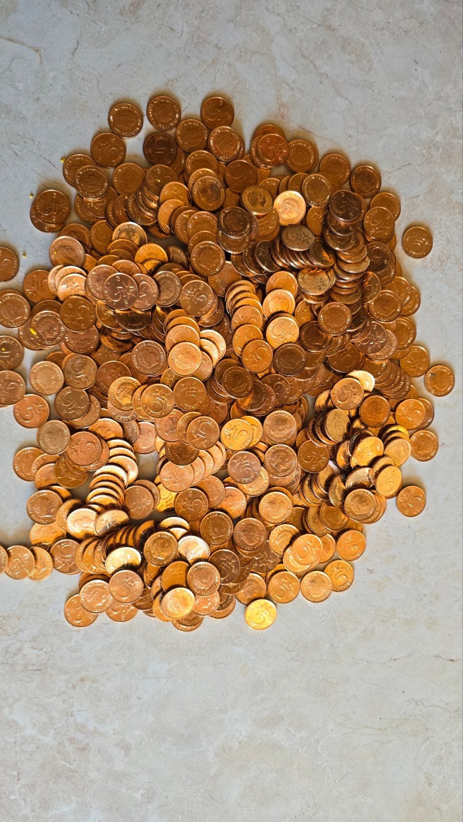 2 kg .ongebruikte stuivers, Verzenden, Nederland, Munten