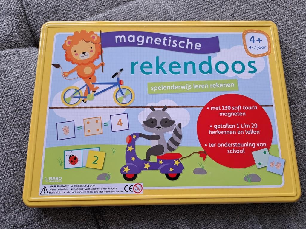 Magnetische Rekendoos - Spelenderwijs Leren Rekenen, Kinderen en Baby's, Speelgoed | Educatief en Creatief, Ophalen of Verzenden