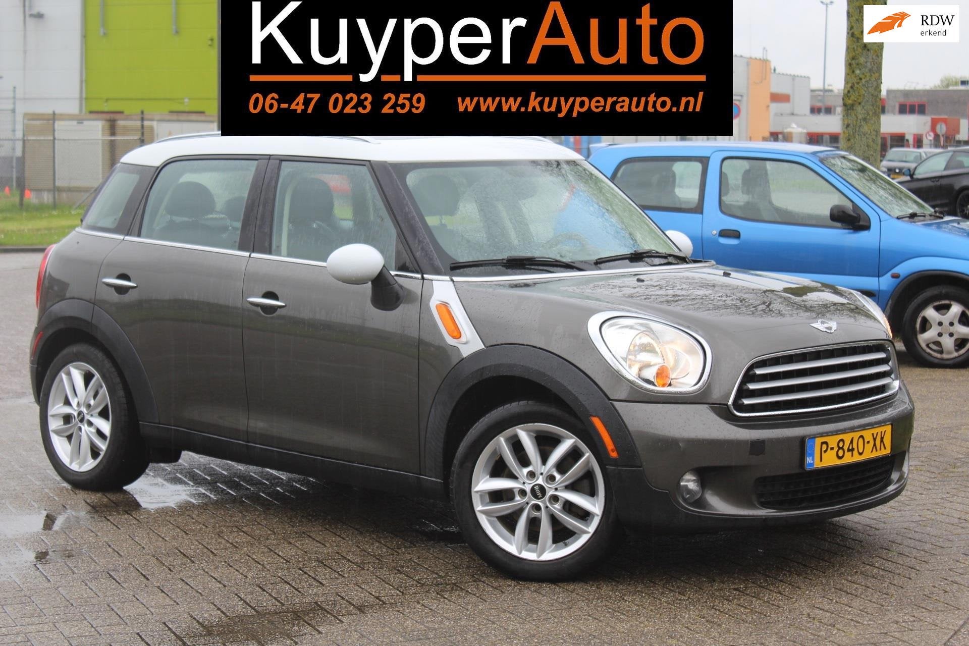 Mini Mini Countryman 1.6 Cooper ALL4 Chili, vol leder, pano,, Auto's, Voorwielaandrijving, Euro 5, Gebruikt, 122 pk