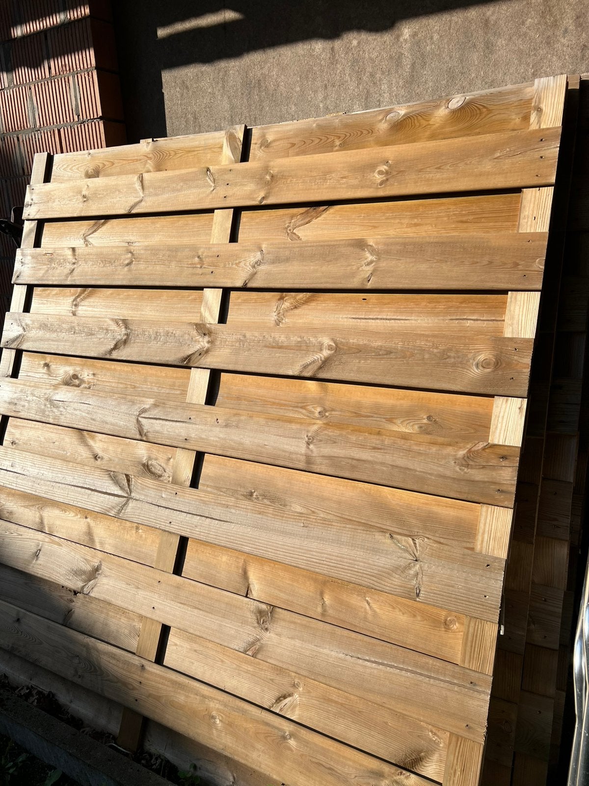 Schuttingen van hout, 1 tot 2 meter, Minder dan 3 meter, Ophalen of Verzenden, Zo goed als nieuw