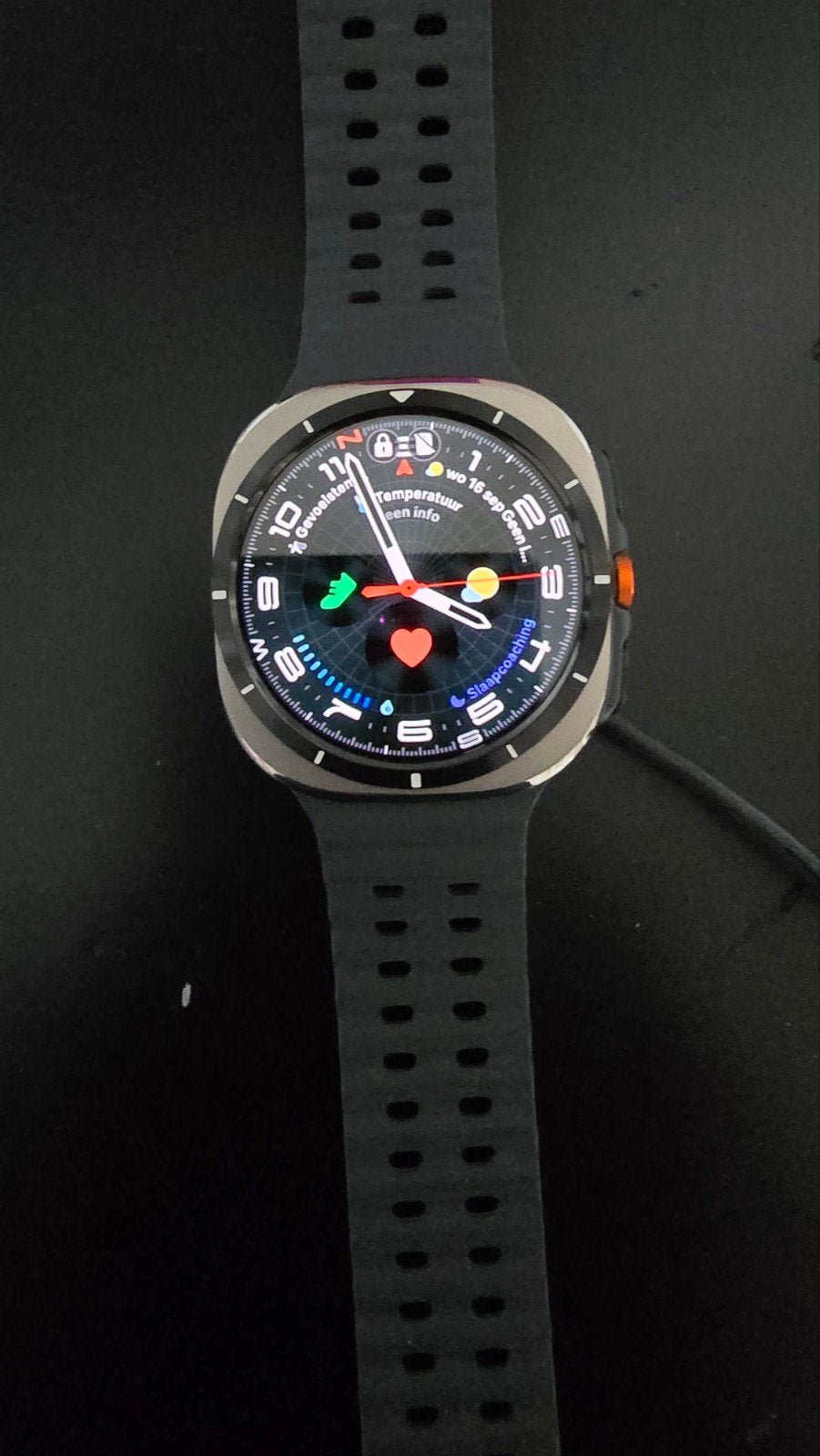 samsung Galaxy ultra watch, Ophalen, Zo goed als nieuw, Zwart, Android