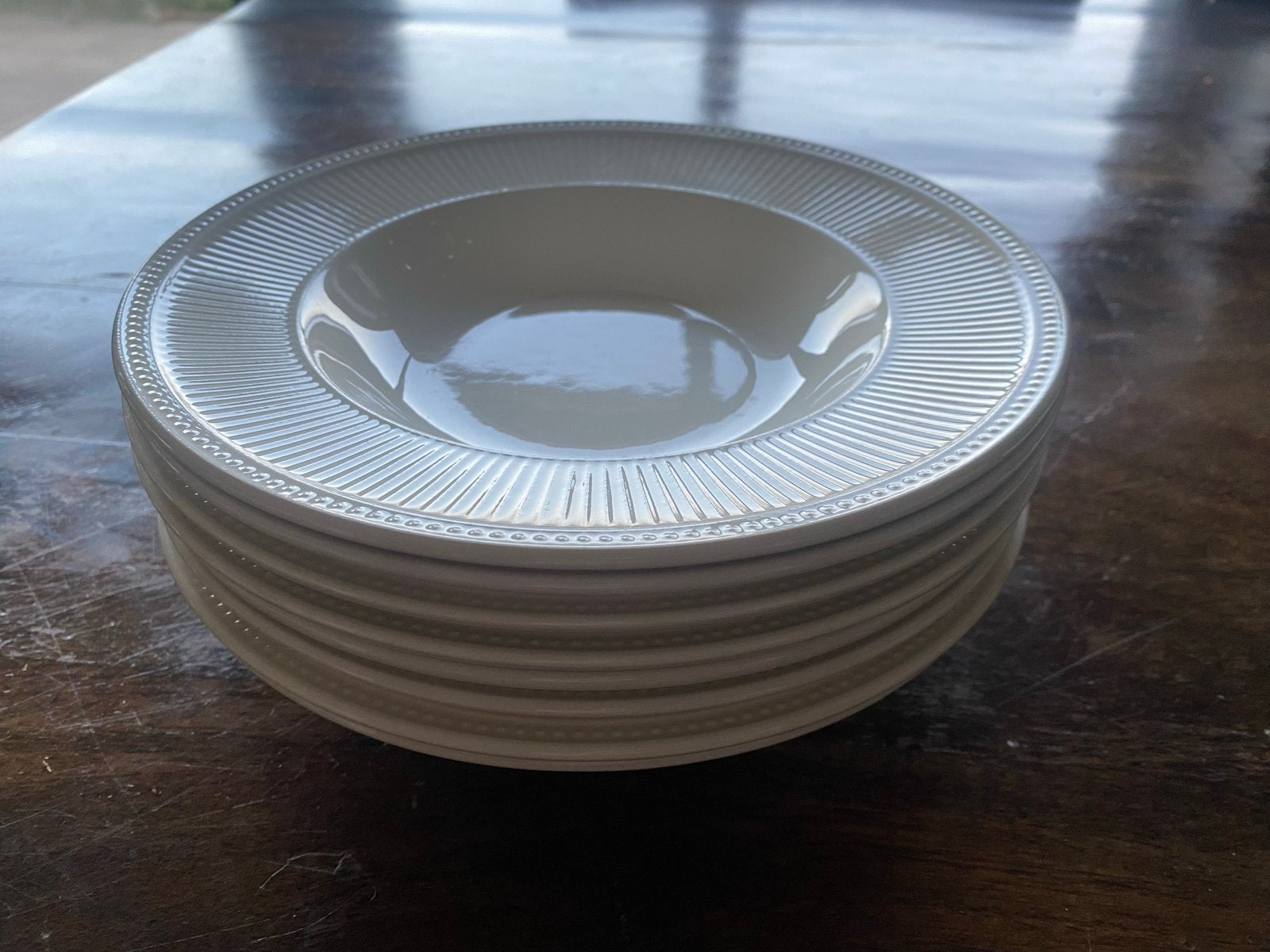 8 diepe borden Wedgwood Windsor - Nog helemaal gaaf