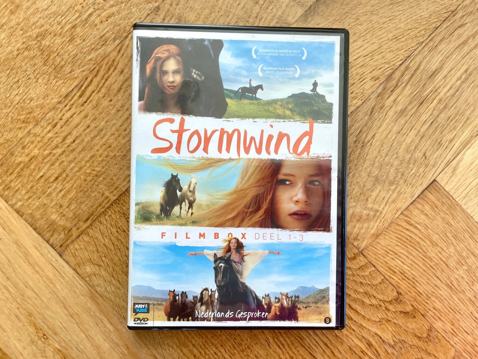 Stormwind trilogie - Film 1 t/m 3 op DVD (krasvrij, met NL), Vanaf 9 jaar, Zo goed als nieuw, Dieren, Film