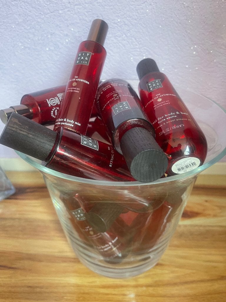 lege flesjes van Rituals, Ophalen, Gebruikt, Bodylotion, Crème of Olie