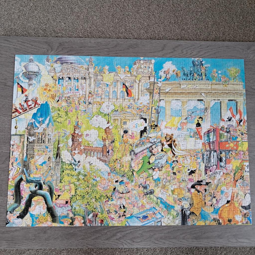 Legpuzzel 1000 stukjes compleet king comic collection Berlin, Hobby en Vrije tijd, Ophalen of Verzenden, 500 t/m 1500 stukjes