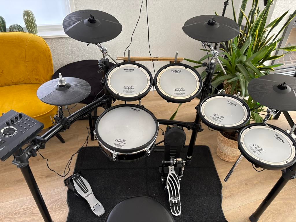 Roland V-Drums set | TD-17 | PD-125 | PDX-8 | Drum-tec, Ophalen, Zo goed als nieuw, Roland, Elektronisch