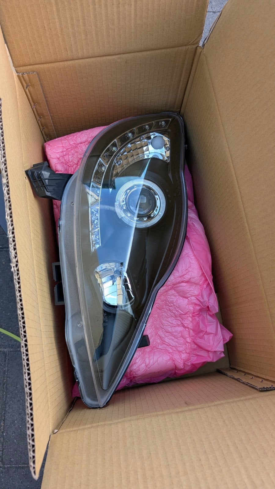 Koplampen Peugeot 107 (2005-2011) - Zwart, Ophalen, Nieuw, Peugeot