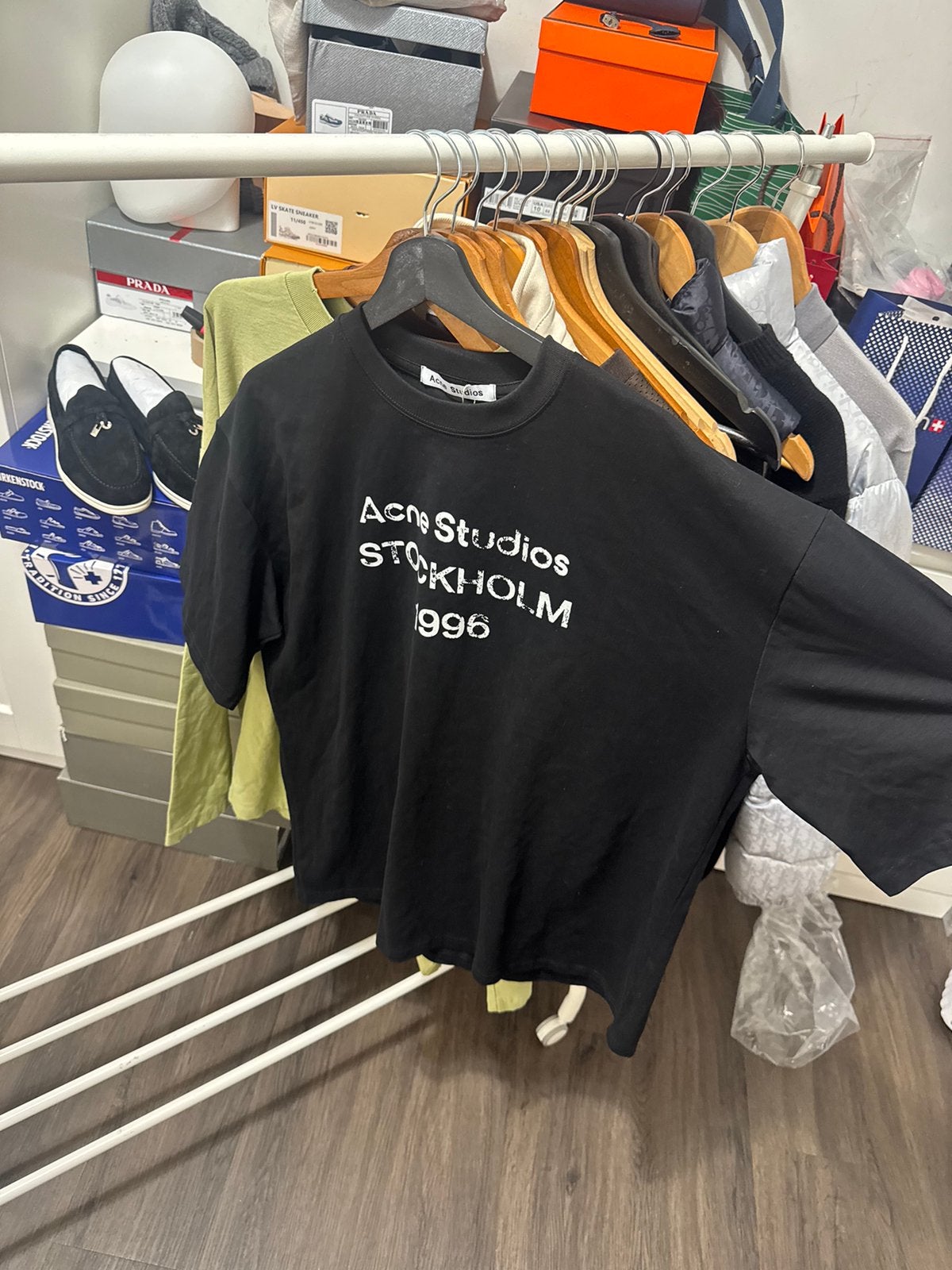 Acne Studios ‘Stockholm 1996’ T-shirt zwart, Ophalen of Verzenden, Nieuw