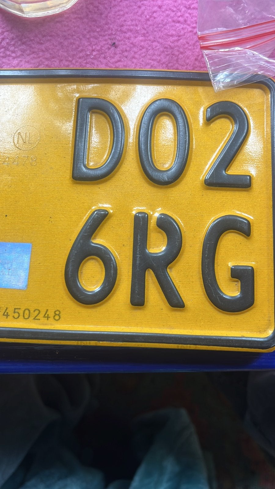 piaggio zip kenteken met nummers (WOK), Ophalen of Verzenden