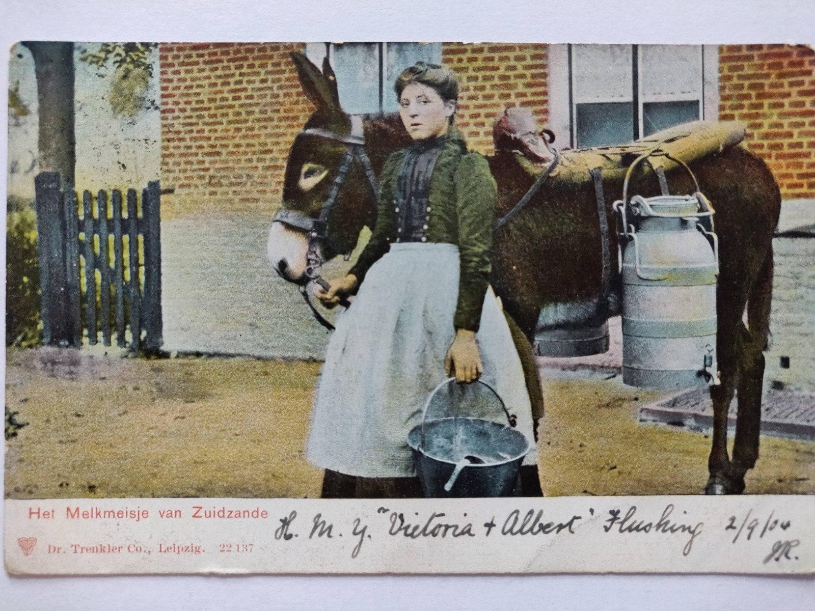 X3386 Zuidzande 1904, Ophalen of Verzenden, Voor 1920, Noord-Holland