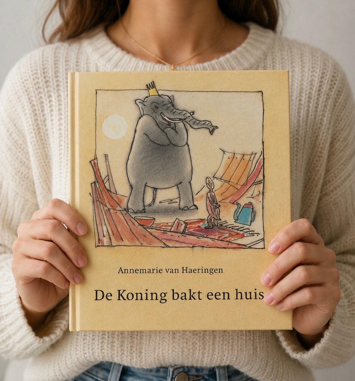 De Koning bakt een huis - Annemarie van Haeringen, Ophalen of Verzenden, Gelezen, 3 tot 4 jaar