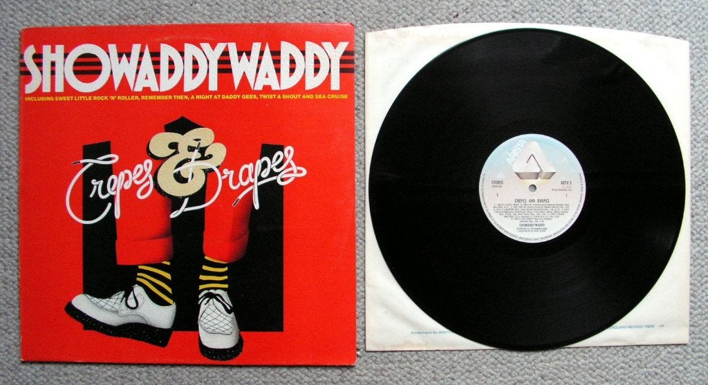Showaddywaddy – Crepes & Drapes 12 nrs LP 1979 ZGAN, LP, Ophalen of Verzenden, Zo goed als nieuw, 12 inch