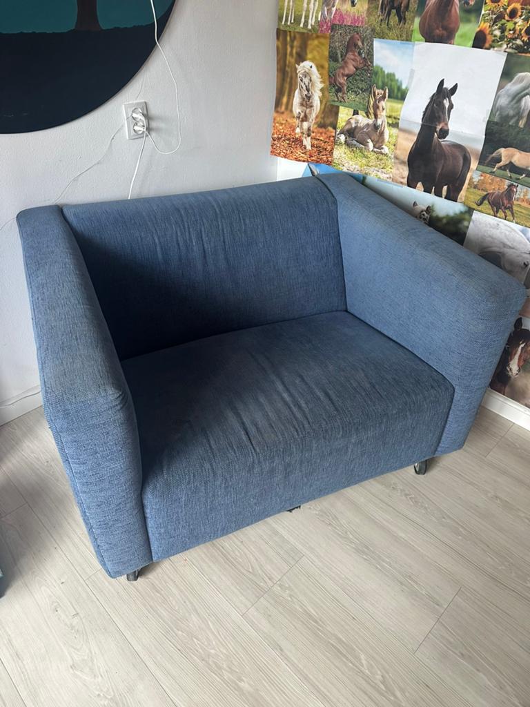 Oude loveseat, Ophalen, Gebruikt, Tweepersoons, 75 tot 100 cm