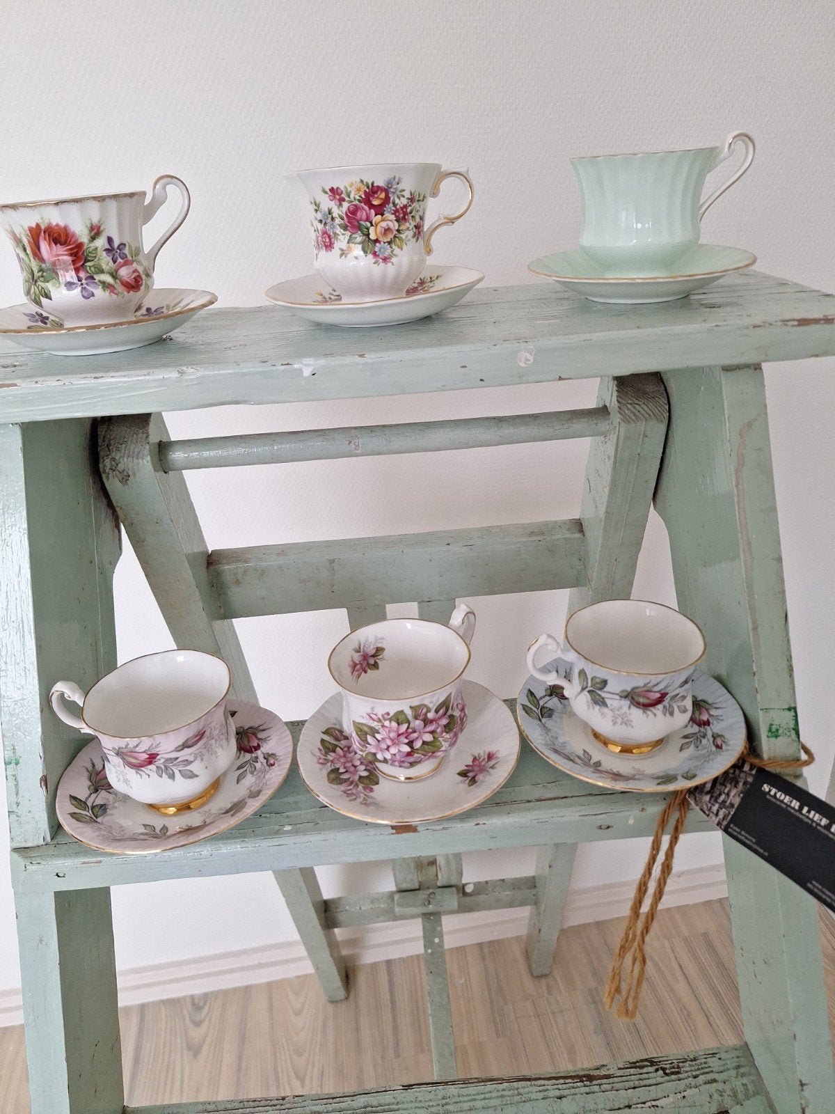 Vintage Paragon 'Mayflower' Theekopjes en Schotels, Antiek en Kunst, Ophalen of Verzenden