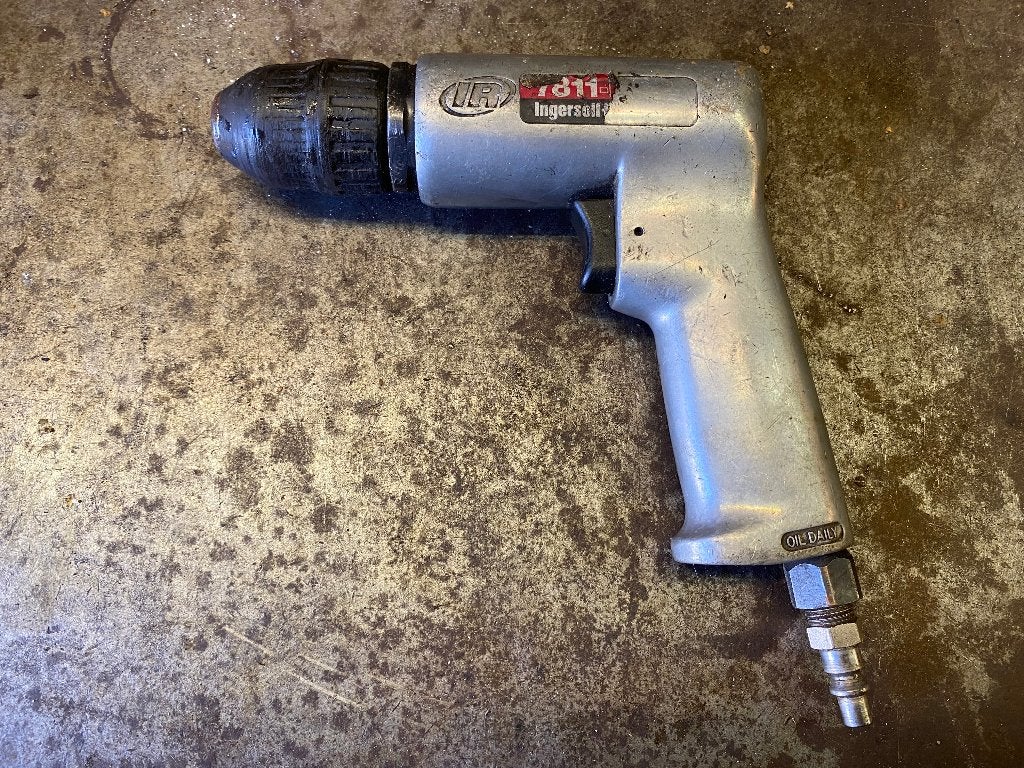 lucht boormachine ingersoll rand, Ophalen of Verzenden, Gebruikt, Boormachine, Variabele snelheid