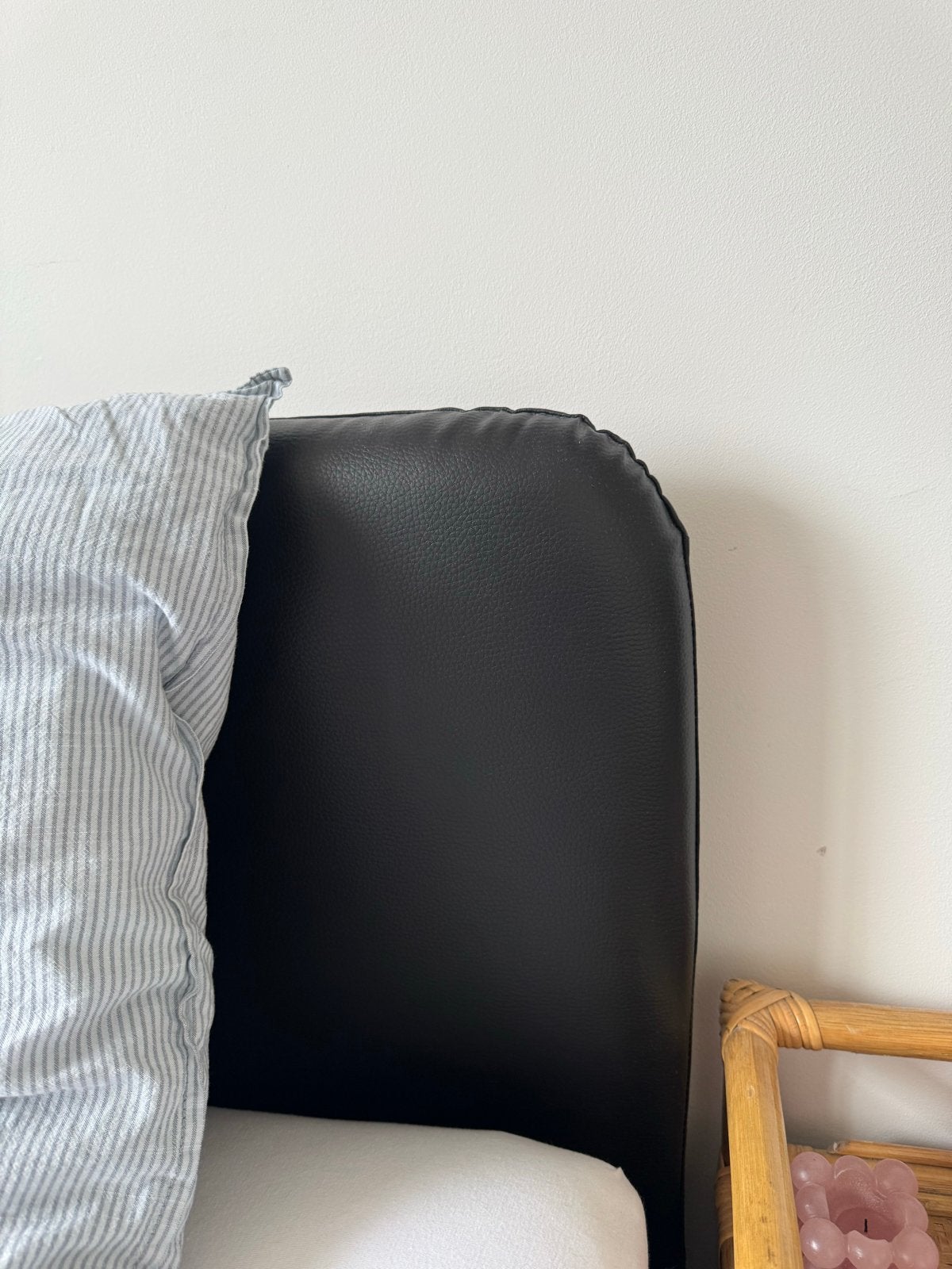 Ikea bed 160x200 (excl. lattenbodem en matras), Ophalen, Gebruikt, Zwart, Tweepersoons