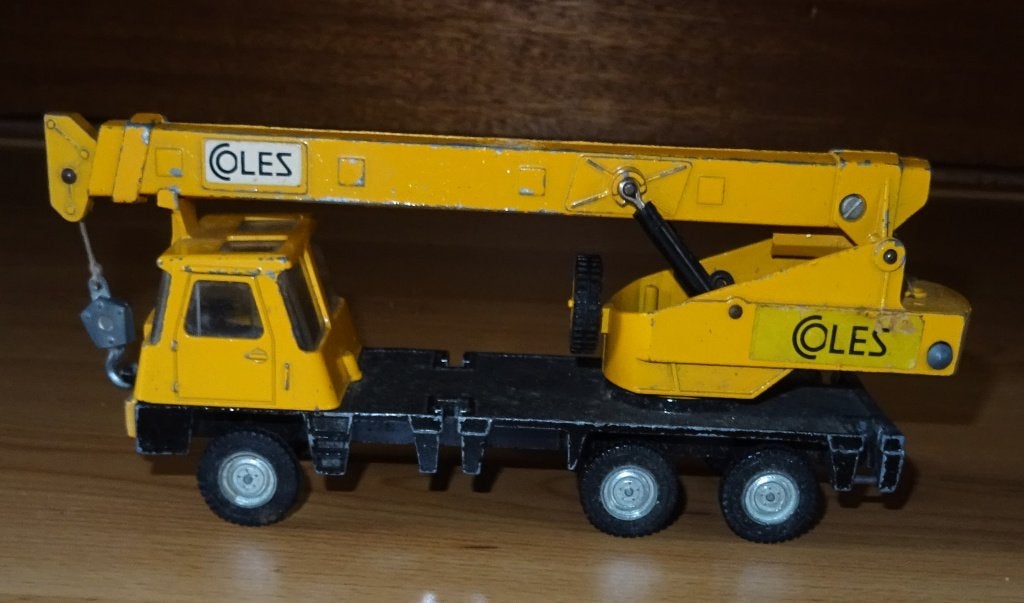 Dinky Toys Coles Hydra Truck / 150T Crane., Ophalen of Verzenden, Gebruikt, Bus of Vrachtwagen, Dinky Toys