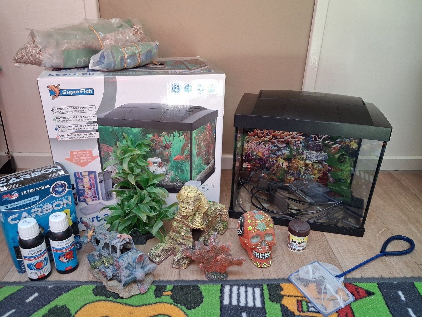 Aquarium 16 liter, Dieren en Toebehoren, Ophalen, Zo goed als nieuw, Leeg aquarium