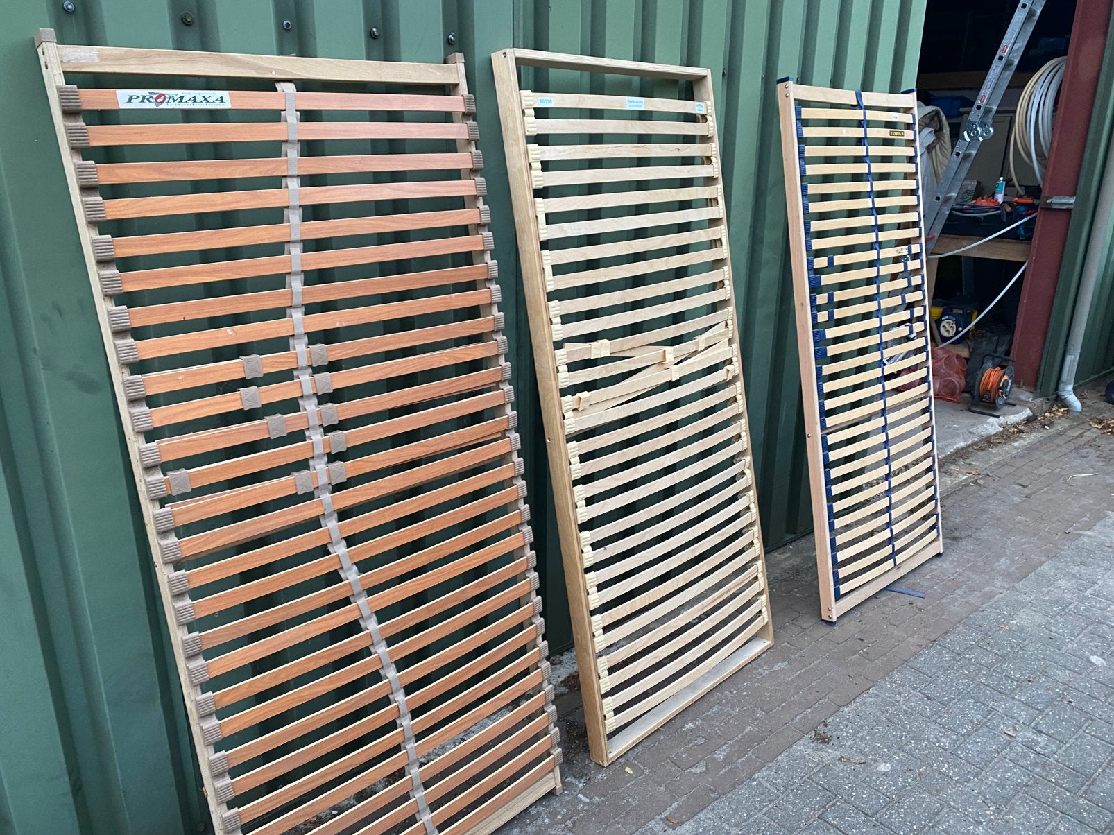 2 x lattenbodem 90x200, Huis en Inrichting, Ophalen, Gebruikt, 90 cm, Eenpersoons