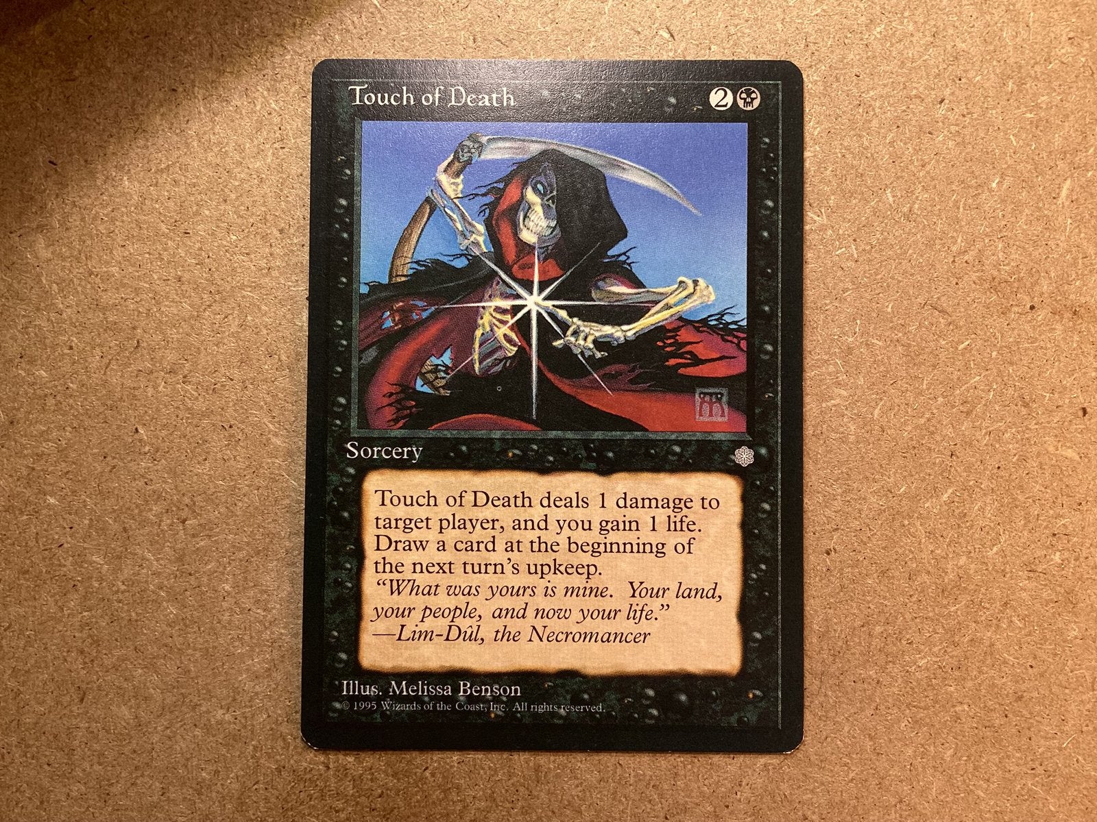 1x Touch of Death (Excellent), Ophalen of Verzenden, Zo goed als nieuw, Losse kaart