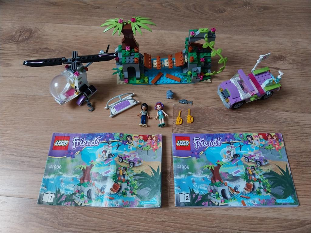 lego friends 41036 junglebrug reddingsactie, Kinderen en Baby's, Speelgoed | Duplo en Lego, Zo goed als nieuw, Ophalen of Verzenden