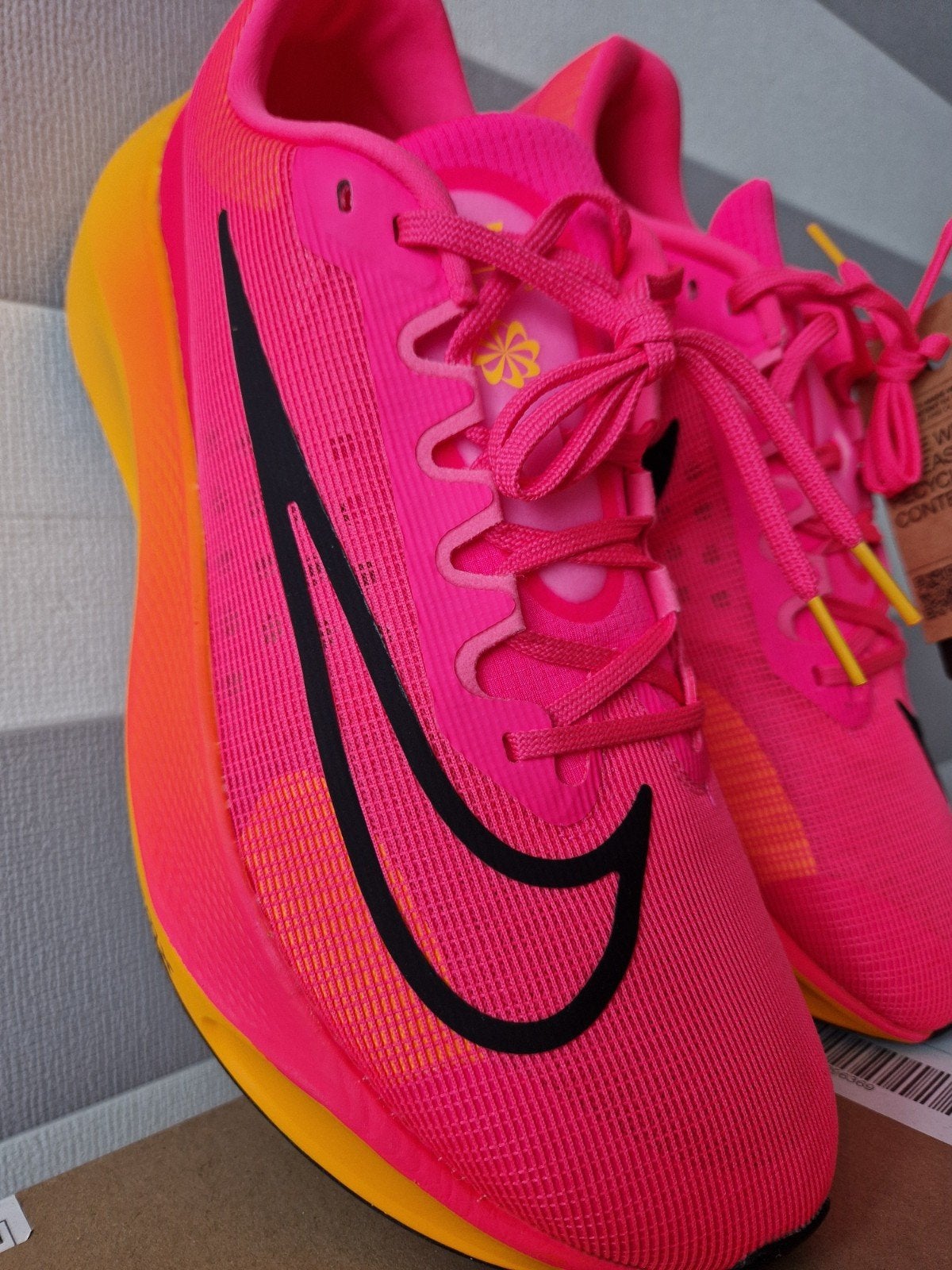 Nike Zoom Fly 5 Hyper Pink Laser Orange Hardloopschoenen, Overige kleuren, Sportschoenen, Nike, Nieuw