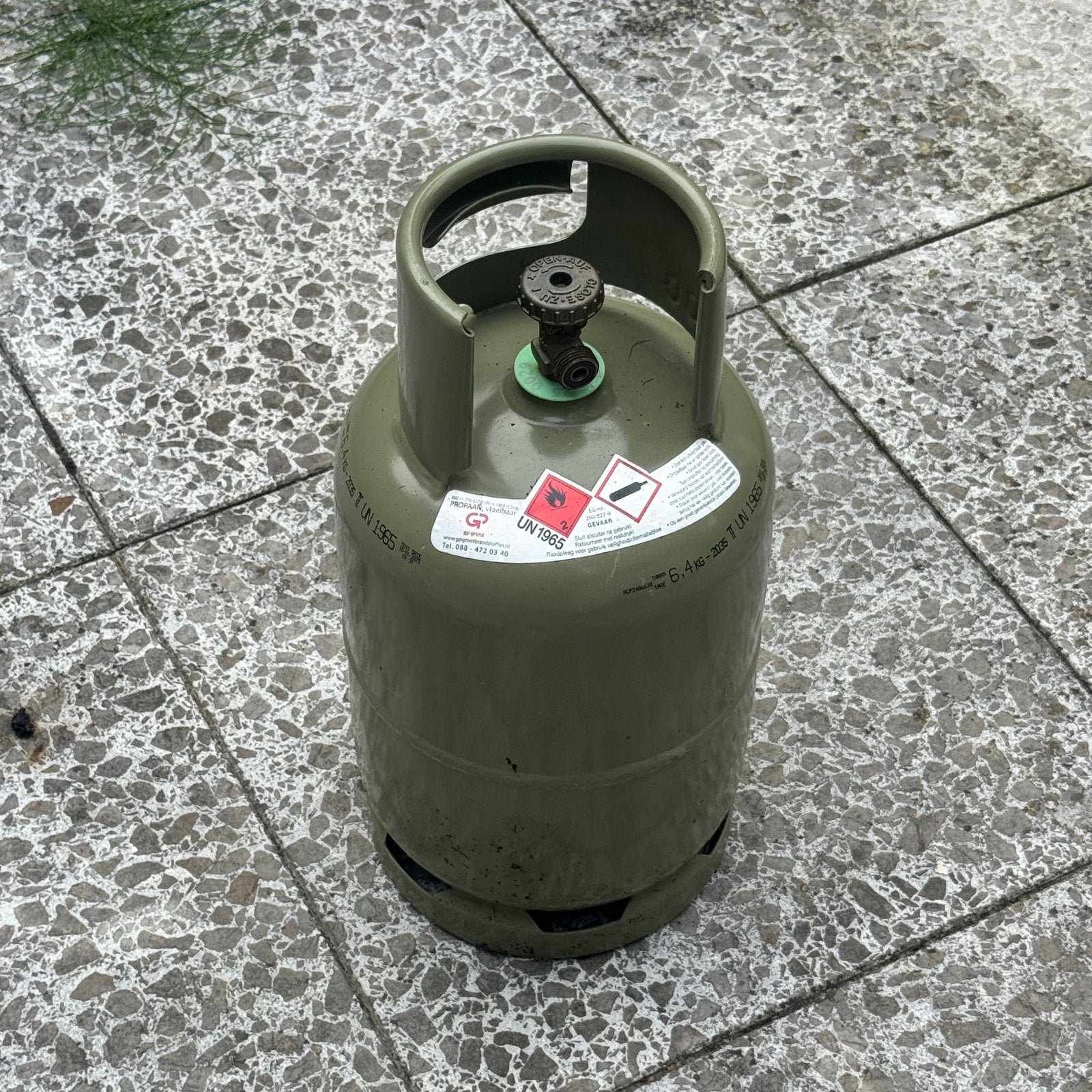 Propangasfles 6.4 kg - Ideaal voor BBQ of camping, Ophalen, Gebruikt
