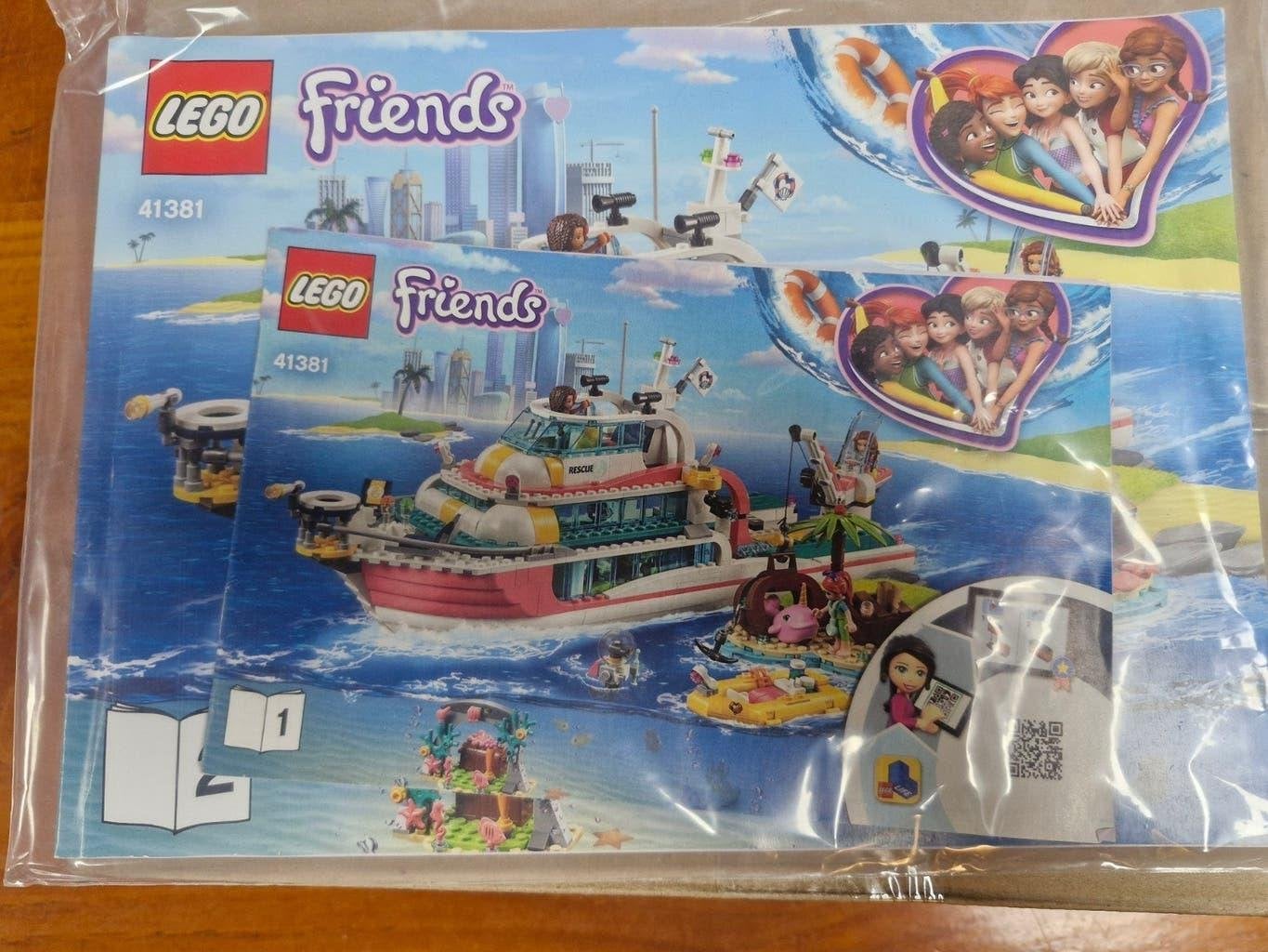 LEGO Friends 41381 Reddingsmissie Boot, Gebruikt, Lego, Ophalen of Verzenden, Complete set