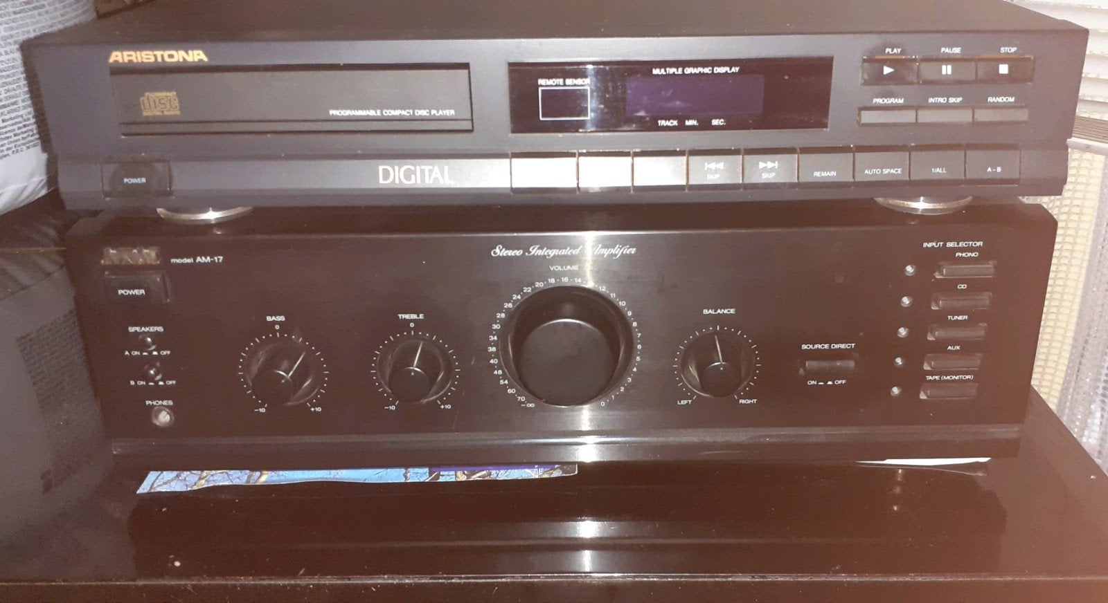 Ariston TK 699/03 CD-speler en Akai AM-17 versterker, Ophalen of Verzenden, Zo goed als nieuw, Overige merken