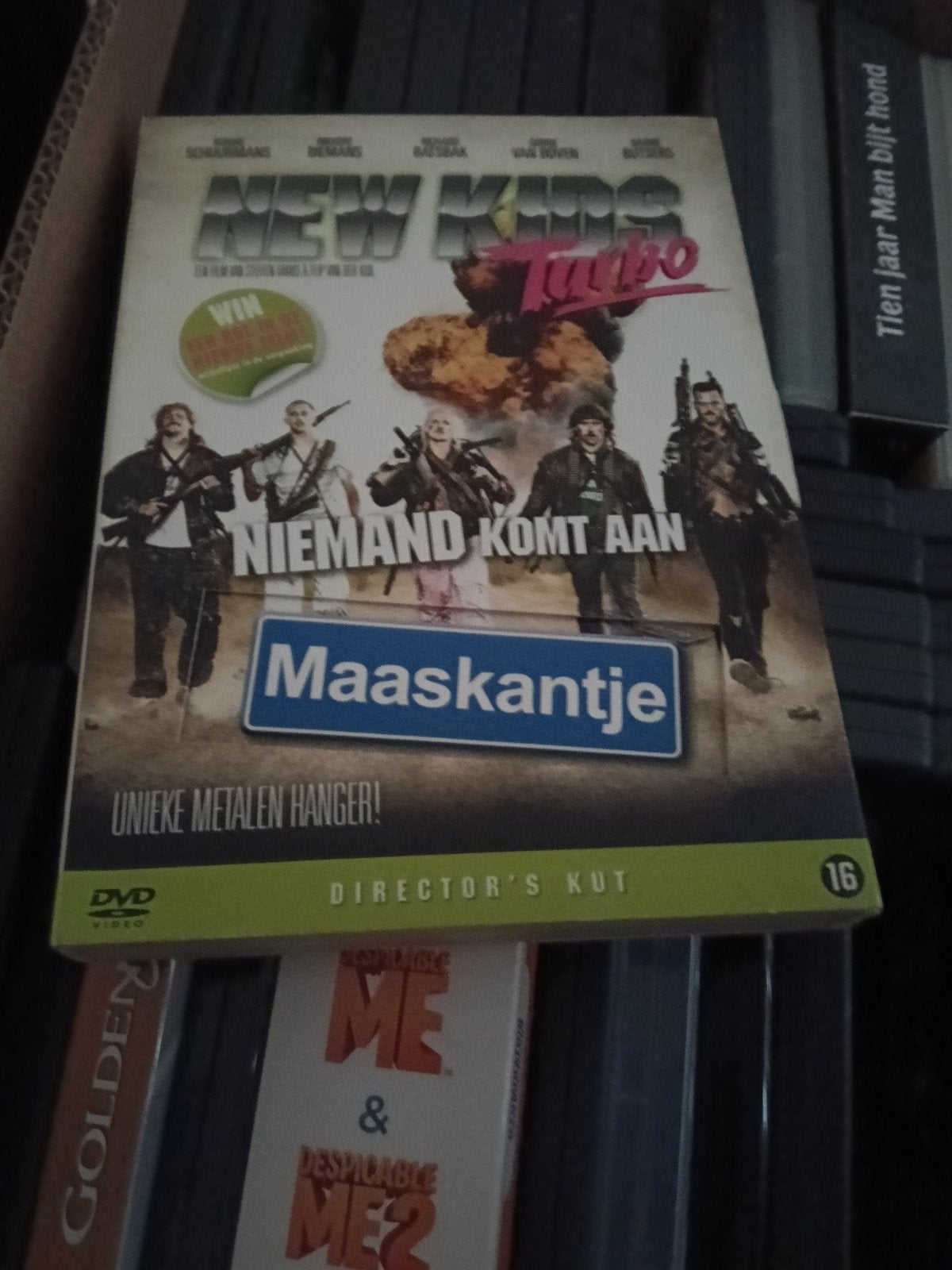 New Kids Turbo DVD - Director's Kut met hanger, Gebruikt, Vanaf 16 jaar, Speciale editie, Nederlands