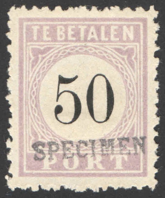 Suriname Port 8 ongebruikt SPECIMEN, Plaatfout Open Lijst!, Ophalen of Verzenden, Postfris