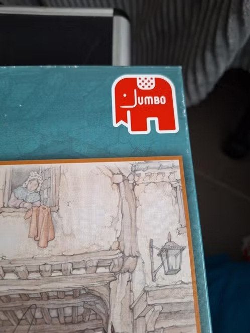 Anton Pieck puzzel de postkoets 1000 stukjes h, Ophalen of Verzenden, 500 t/m 1500 stukjes, Nieuw, Legpuzzel