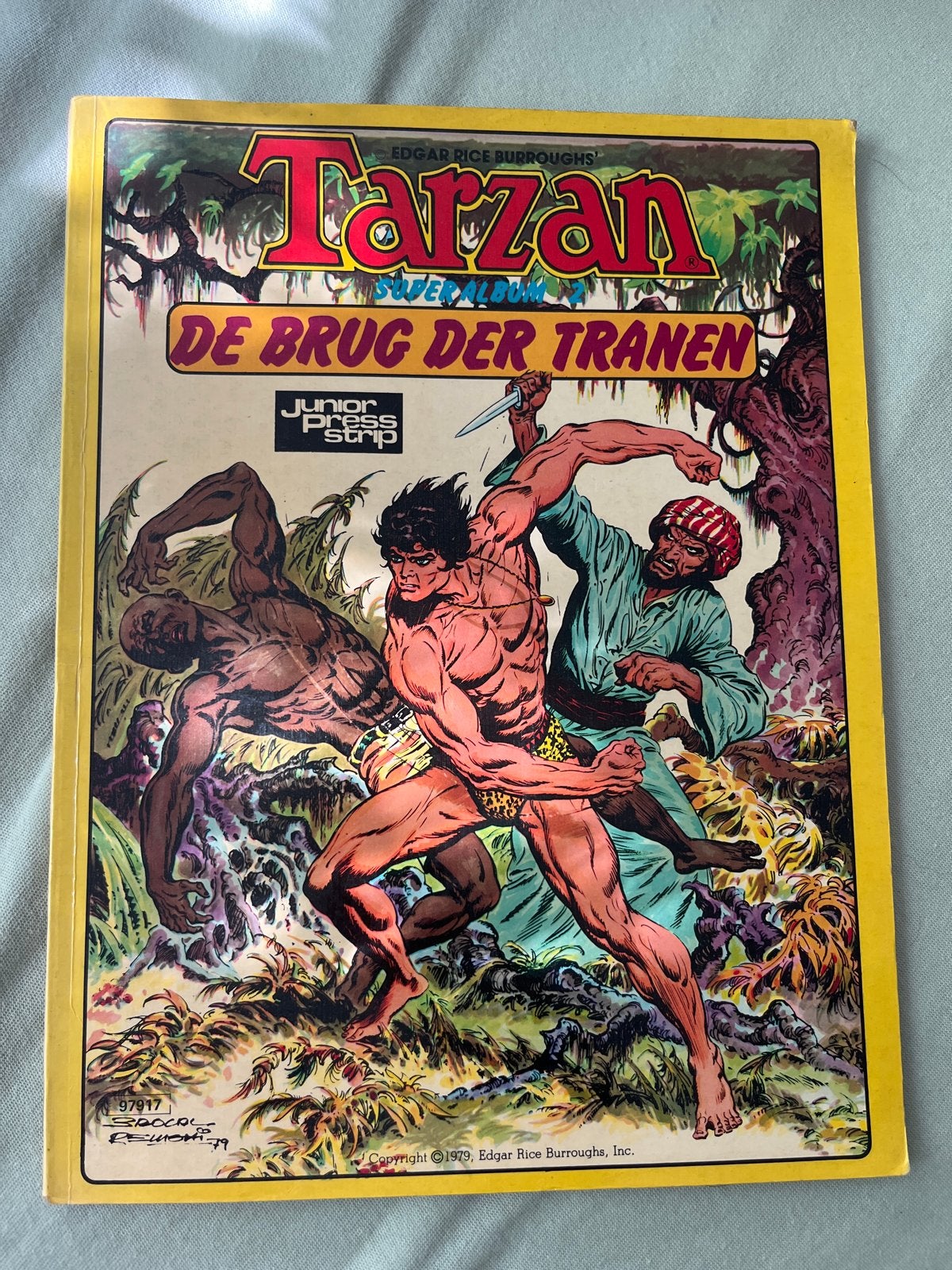 Tarzan: De Brug der Tranen - Junior Press Strip, Eén stripboek, Ophalen, Gelezen