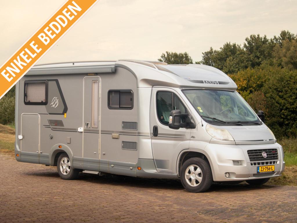 Knaus Sun Ti 650 MEG 3.0 195pk,2pers Lengtebed, Reservewiel, Ringverwarming, Fiat, Bedrijf