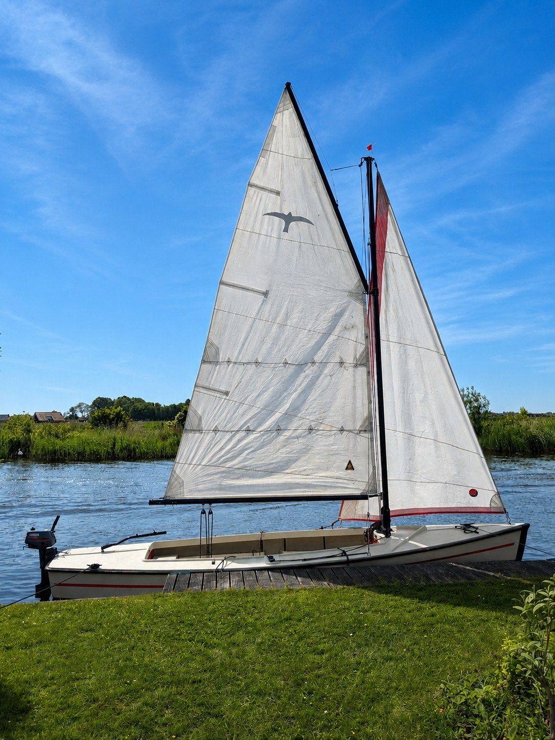 Ottenhome Polyvalk, Watersport en Boten, Open zeilboten, Zo goed als nieuw, Overige merken, Overige typen, Polyester, Fok, Grootzeil