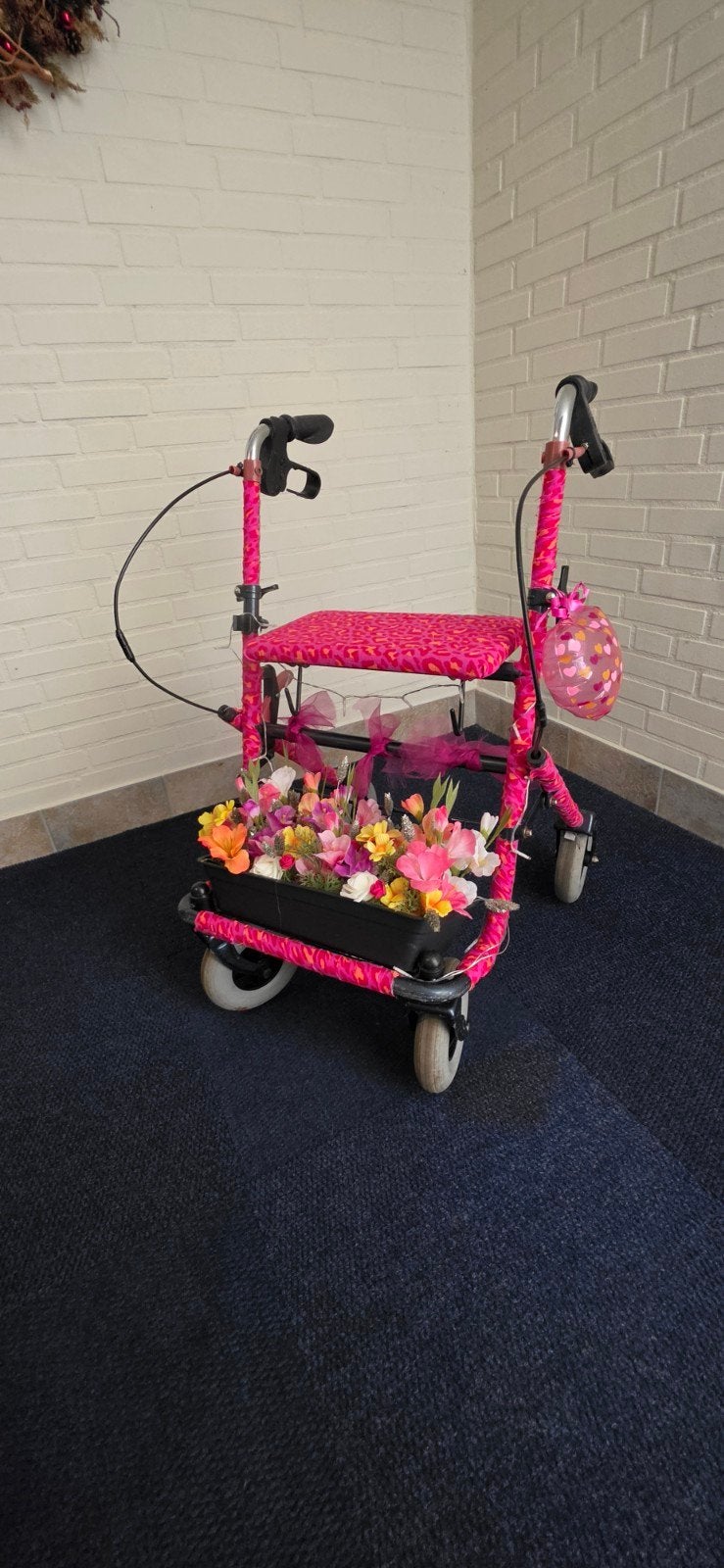 Rollator voor een feestje, Ophalen