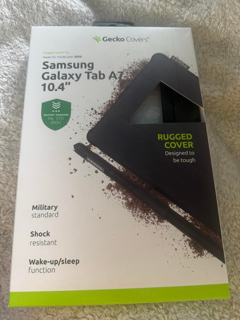 Samsung Galaxy Tab A7 10.4" Rugged Cover - Nieuw in doos, Ophalen of Verzenden, Nieuw, 10 inch, Bescherming voor- en achterkant