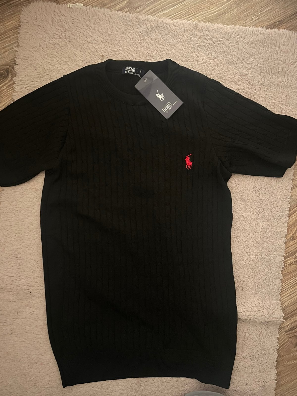Polo Ralph Lauren T-shirt Zwart, Verzenden, Nieuw, Maat 46 (S) of kleiner, Zwart