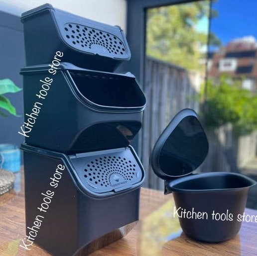 Nieuwe Tupperware zwarte 4 delige ReuzeSmart set laatste, Ophalen of Verzenden, Nieuw, Overige typen