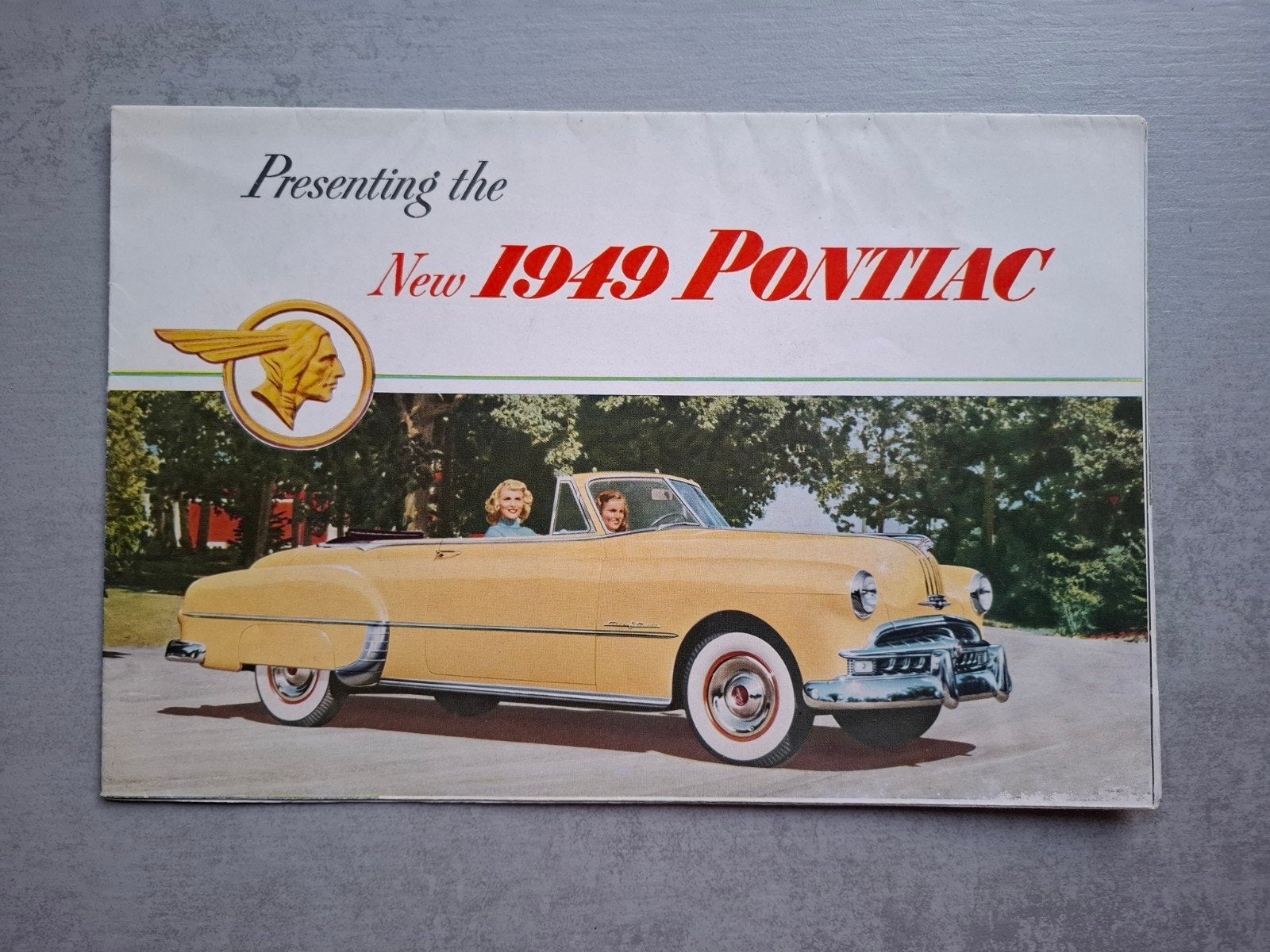 Pontiac 1949 folder, Ophalen of Verzenden, Gelezen, Overige merken