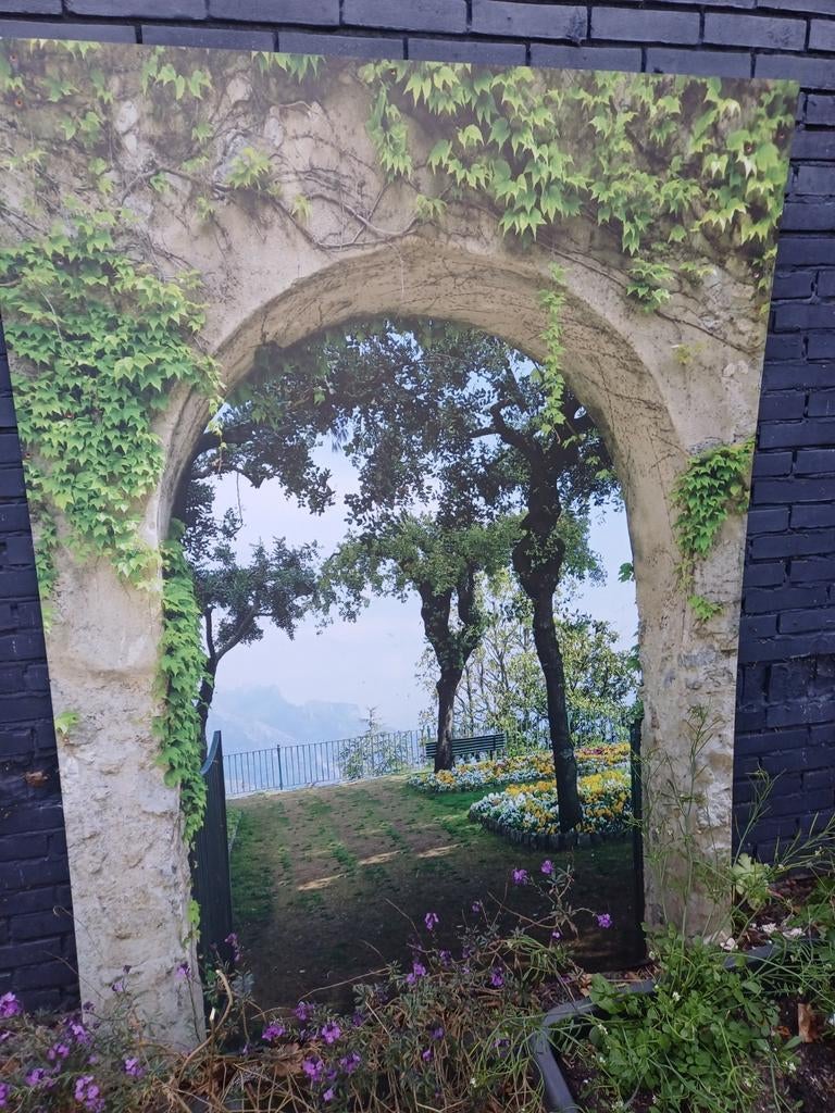 Grote tuinposter op kunststof 186 x 142, Ophalen