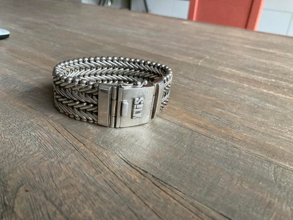 Armband Silk 925 zilver, Sieraden, Tassen en Uiterlijk, Armbanden, Ophalen, Zo goed als nieuw, Zilver