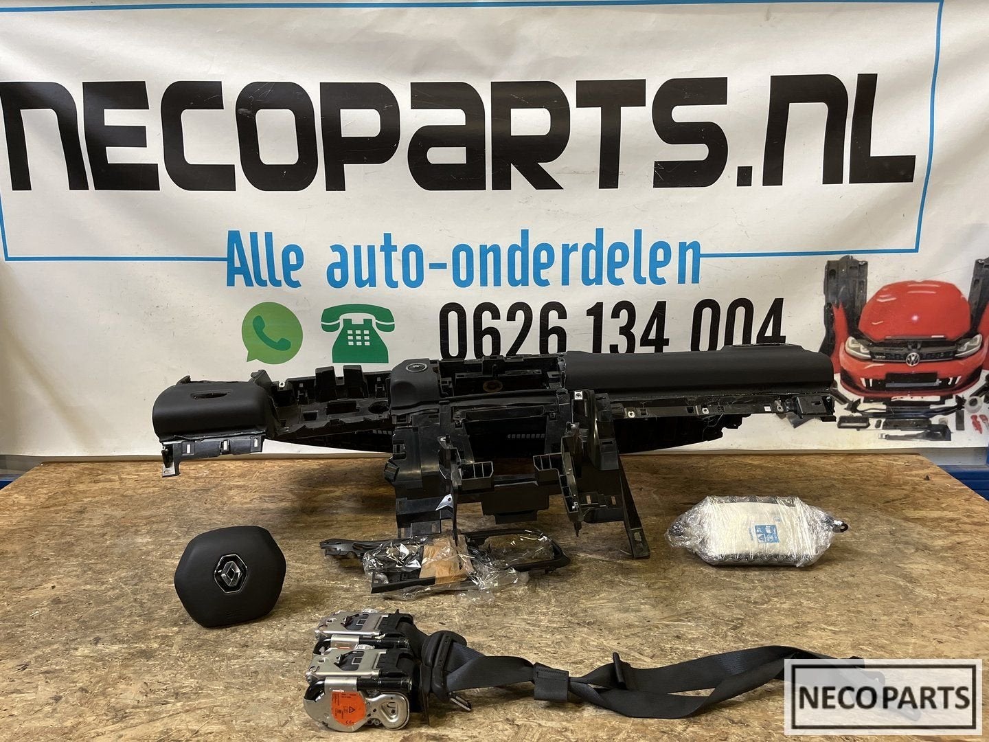 RENAULT SCENIC AIRBAG AIRBAGSET COMPLEET ORIGINEEL, Gebruikt, -, Renault, -
