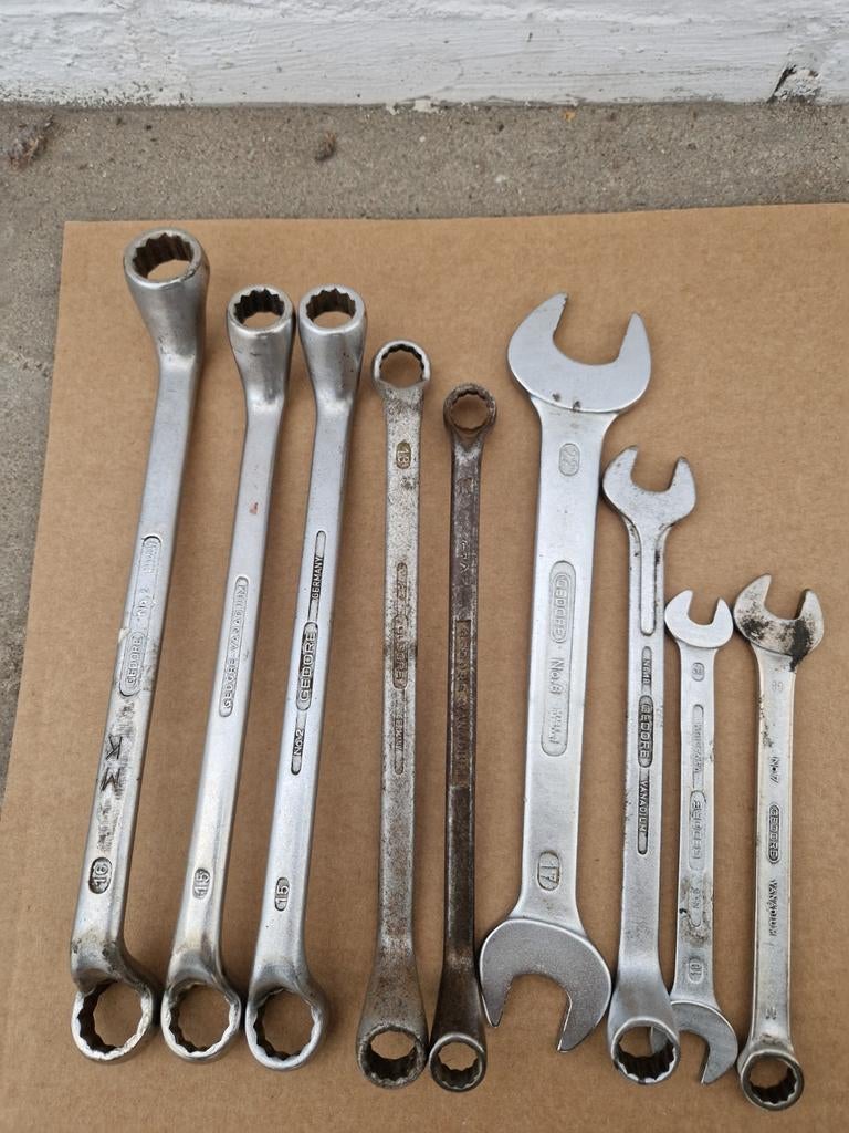 Te Koop Gedore Handgereedschap ring en steeksleutels, Ophalen of Verzenden