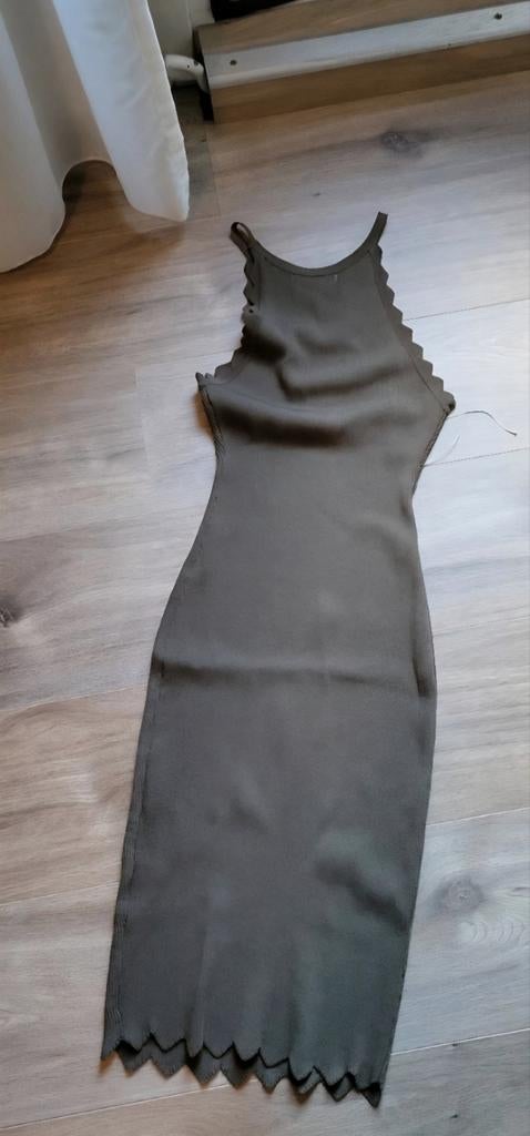 Giorgia ribgebreide -jurk met geschulpte rand maat M, Kleding | Dames, Maat 38/40 (M), Giorgia, Ophalen of Verzenden, Zo goed als nieuw