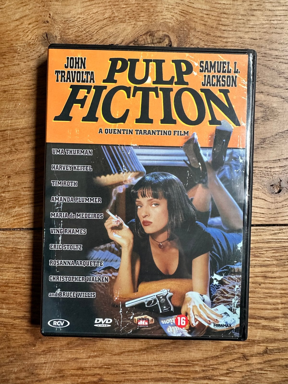 Pulp Fiction DVD - Een Quentin Tarantino Film, Maffia en Misdaad, Vanaf 16 jaar, Nederlands, Ophalen of Verzenden