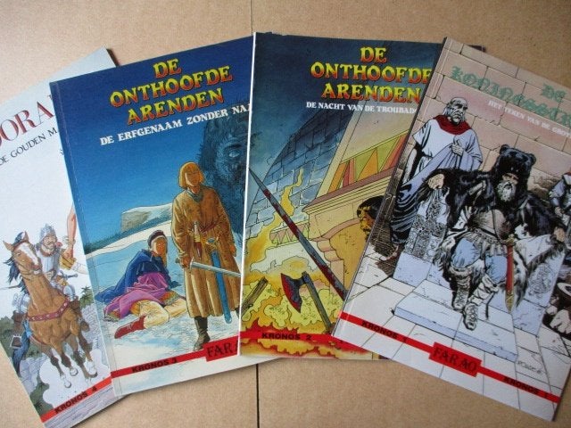 w0172 collectie kronos 1 t/m 7, Meerdere stripboeken, Ophalen, Gelezen