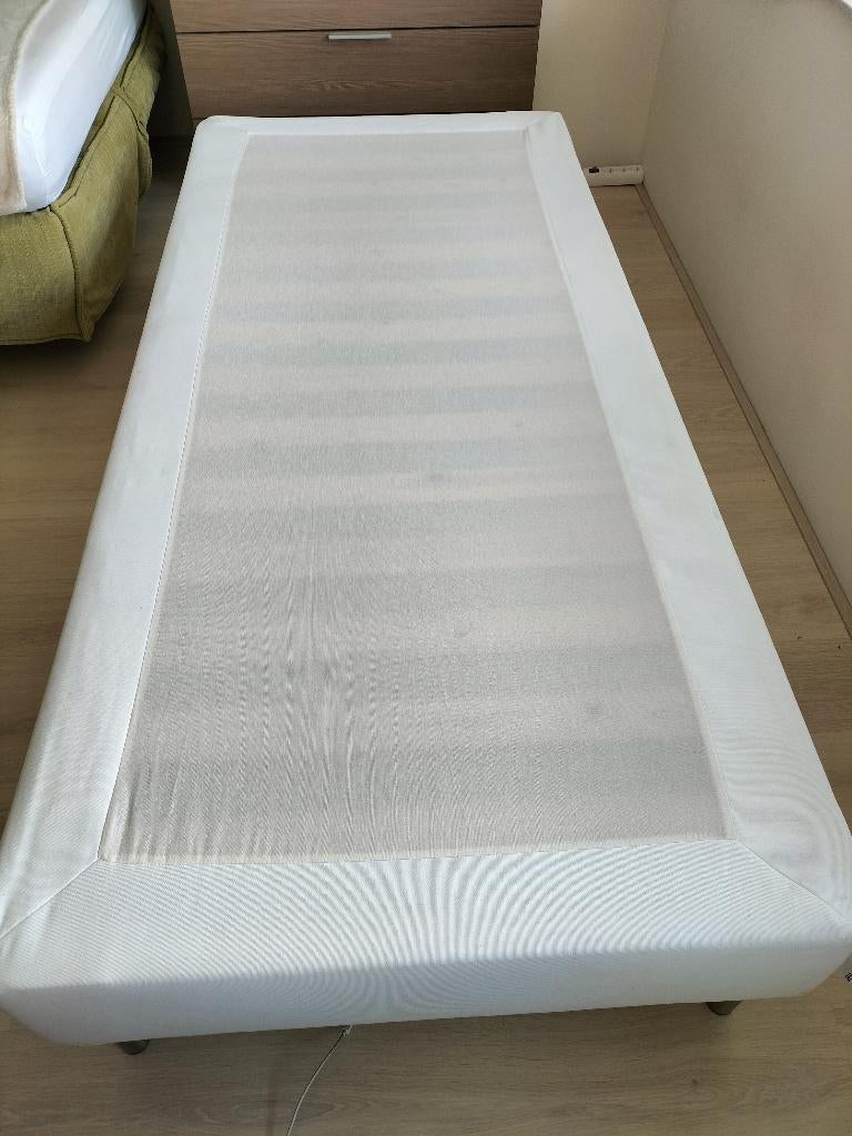 Ikea boxspring 90x200, Huis en Inrichting, Ophalen, Gebruikt, 90 cm, Eenpersoons