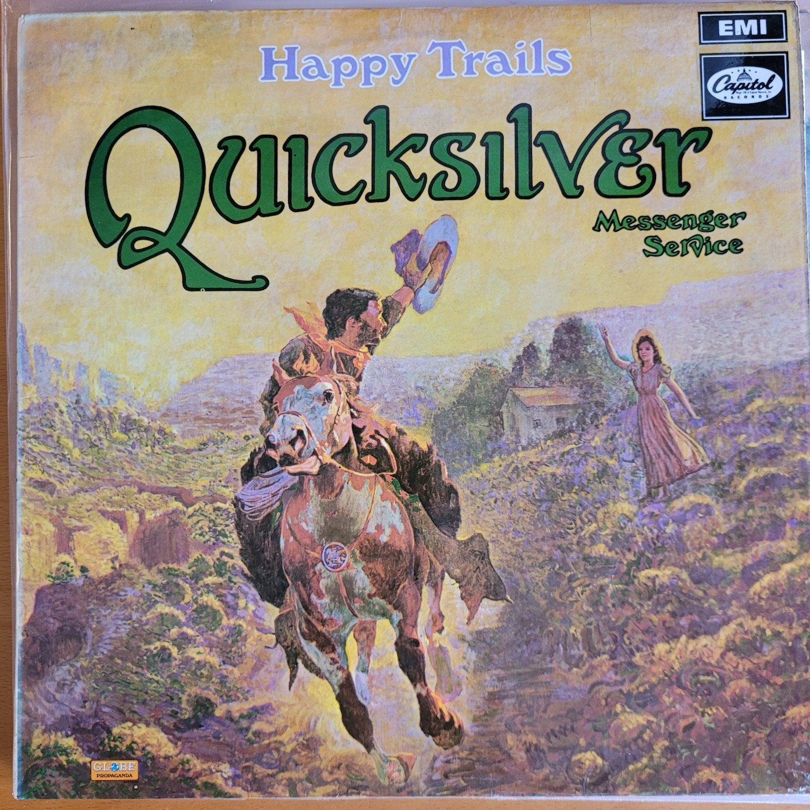 Quicksilver Messenger Service - Happy Trails UK 1969 LP, Cd's en Dvd's, Ophalen of Verzenden, Gebruikt, 12 inch, Poprock